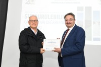 Sürdürülebilirlik Çalışmalarına Katkı Sağlayan Akademik Personelimize Teşekkür Belgesi Takdim Edildi