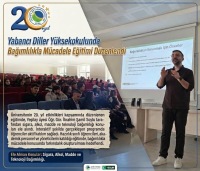 Yabancı Diller Yüksekokulunda Bağımlılıkla Mücadele Eğitimi Düzenlendi